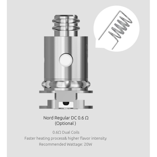 Smok Nord Regular DC Coils 06ohm Smok Nord Regular DC Coils 06ohm